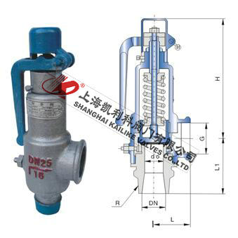 A27H、A27W、A27Y彈簧微啟式外螺紋安全閥